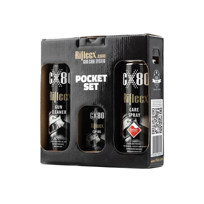 RIFLECX POCKET SET - ZESTAW DO CZYSZCZENIA